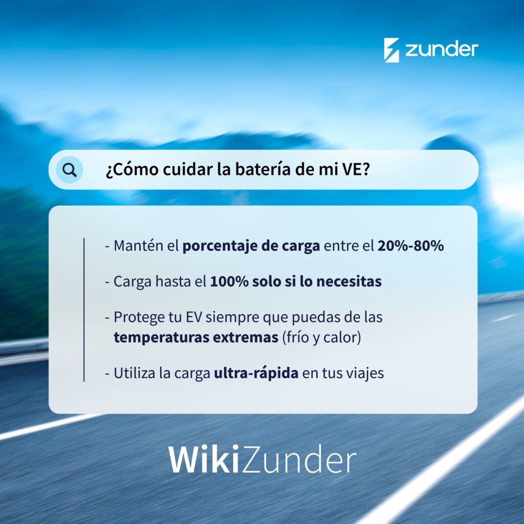 ¿Cómo cuidar la batería de tu vehículo eléctrico?