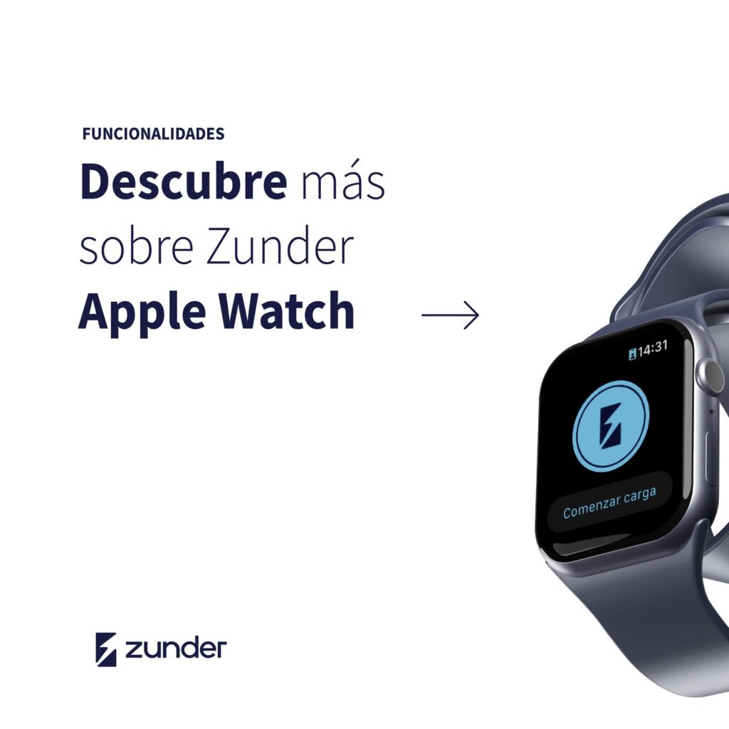 ¿Sabías que puedes iniciar, controlar y terminar la carga de tu vehículo eléctrico desde tu Apple Watch?