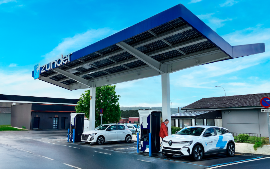 Zunder Ultra-Fast Charging Station in Padrón