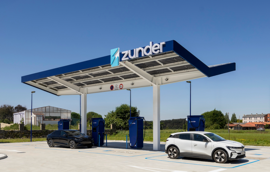 Estación de Carga Ultrarrápida de Zunder en Montesalgueiro
