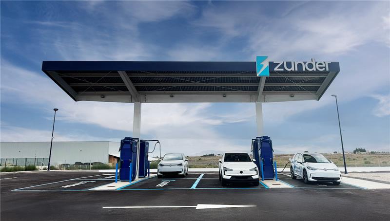 Esta es la Estación de Carga Ultrarrápida de Zunder en Lo Jurado, en Murcia